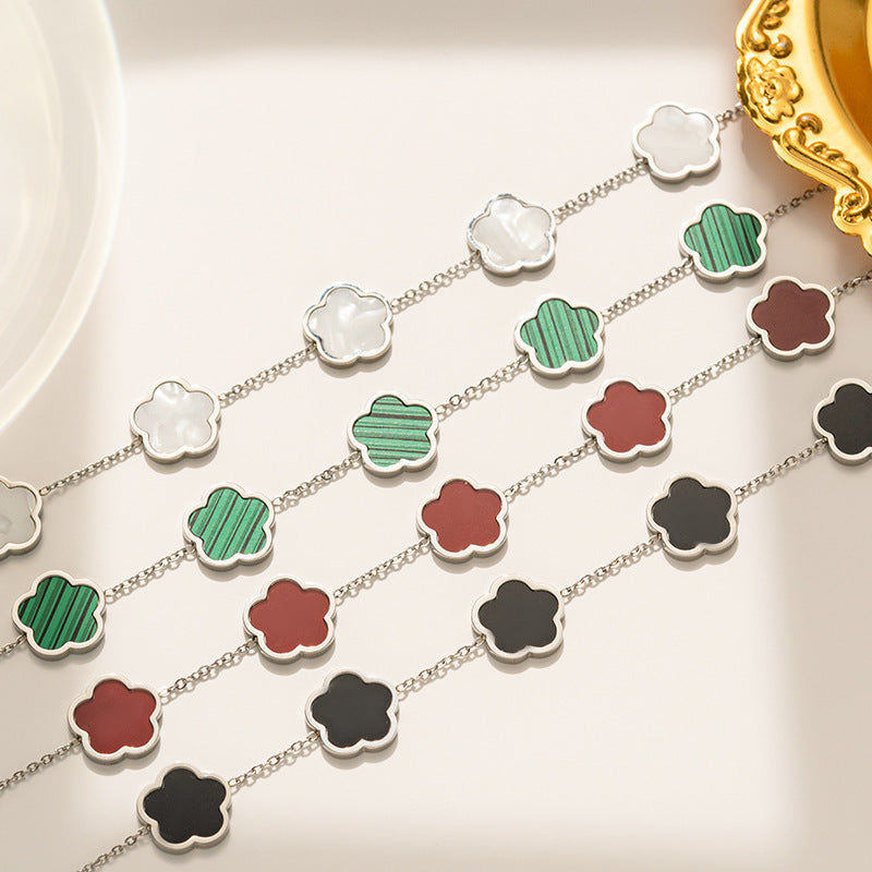 Five-Leaf Clover Bracelet