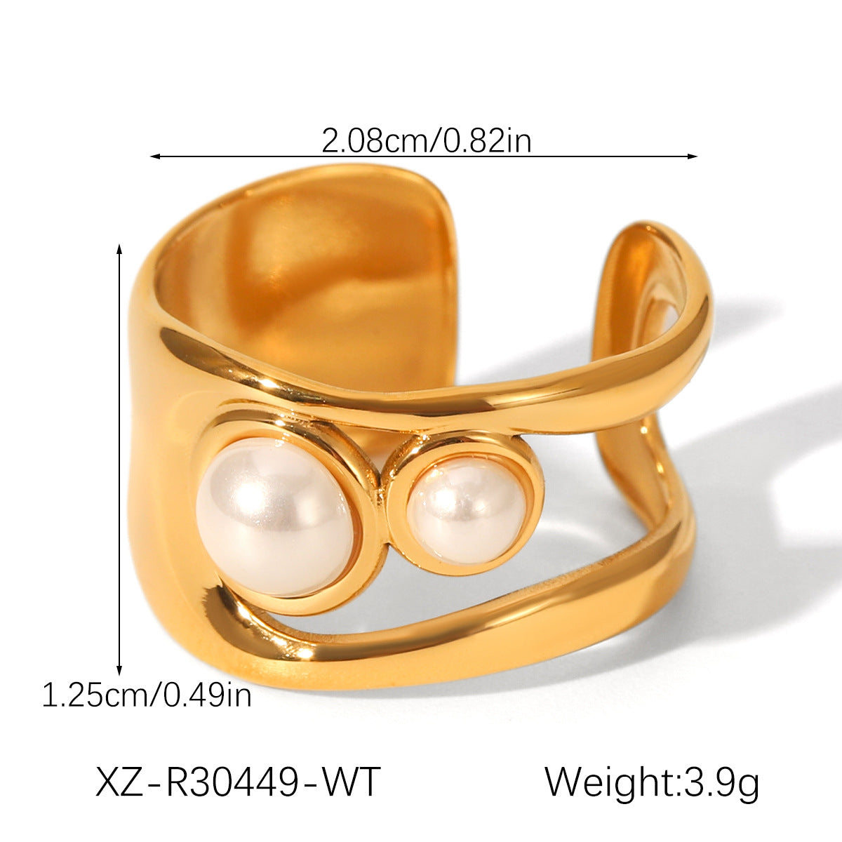 Natural Stone Wide Face Bracelet