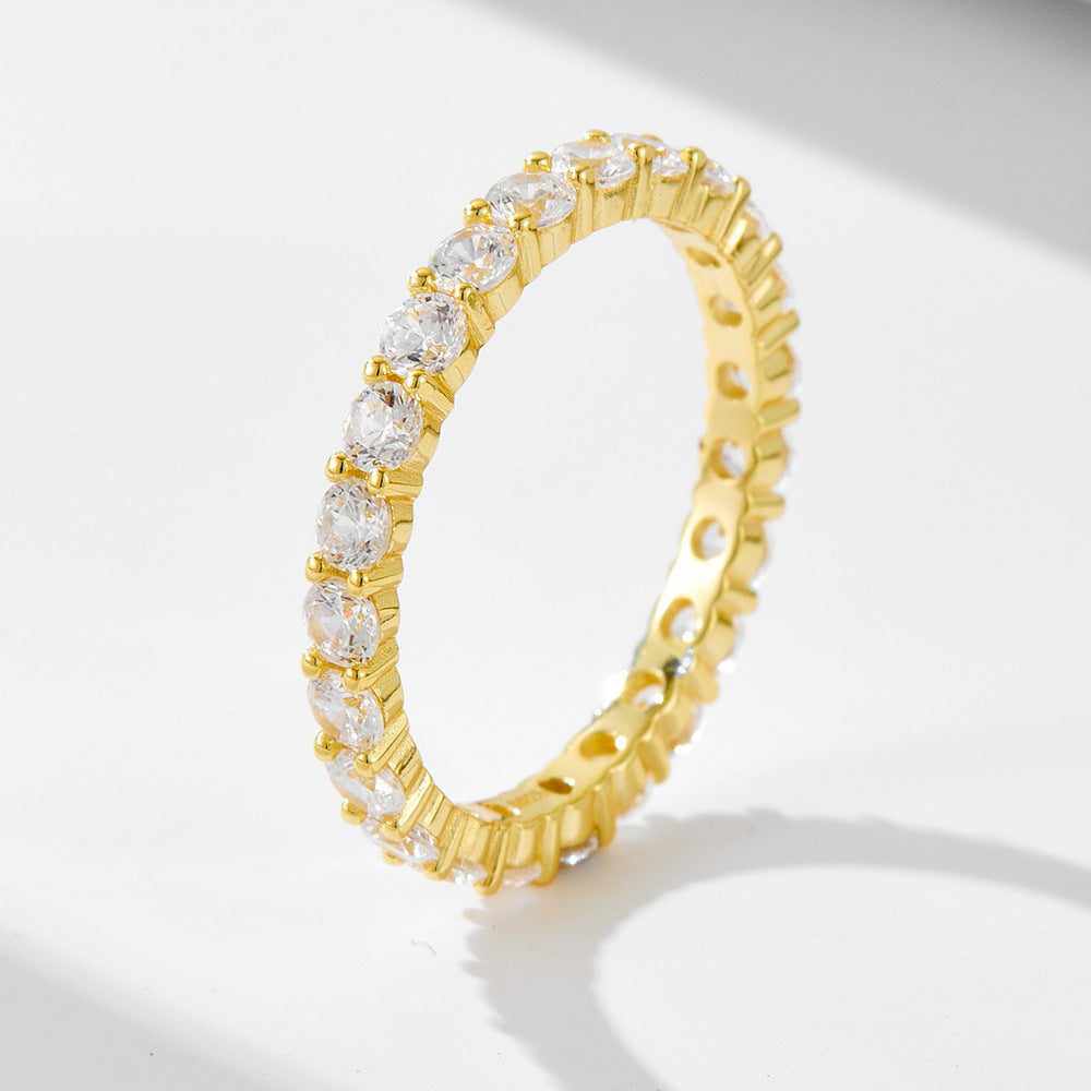 Full-Diamond Ring Set