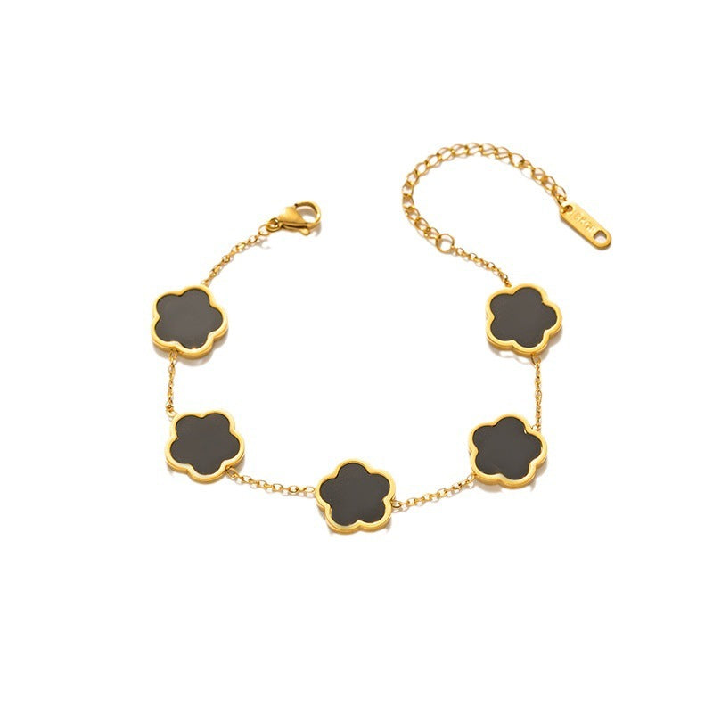 Five-Leaf Clover Bracelet
